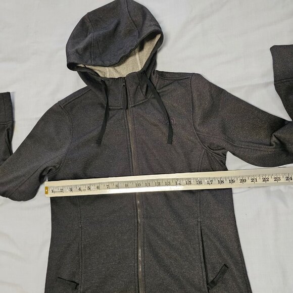The North Face Women's Full Zip Hooded Jacket Size M Dark Gray - Picture 11 of 12